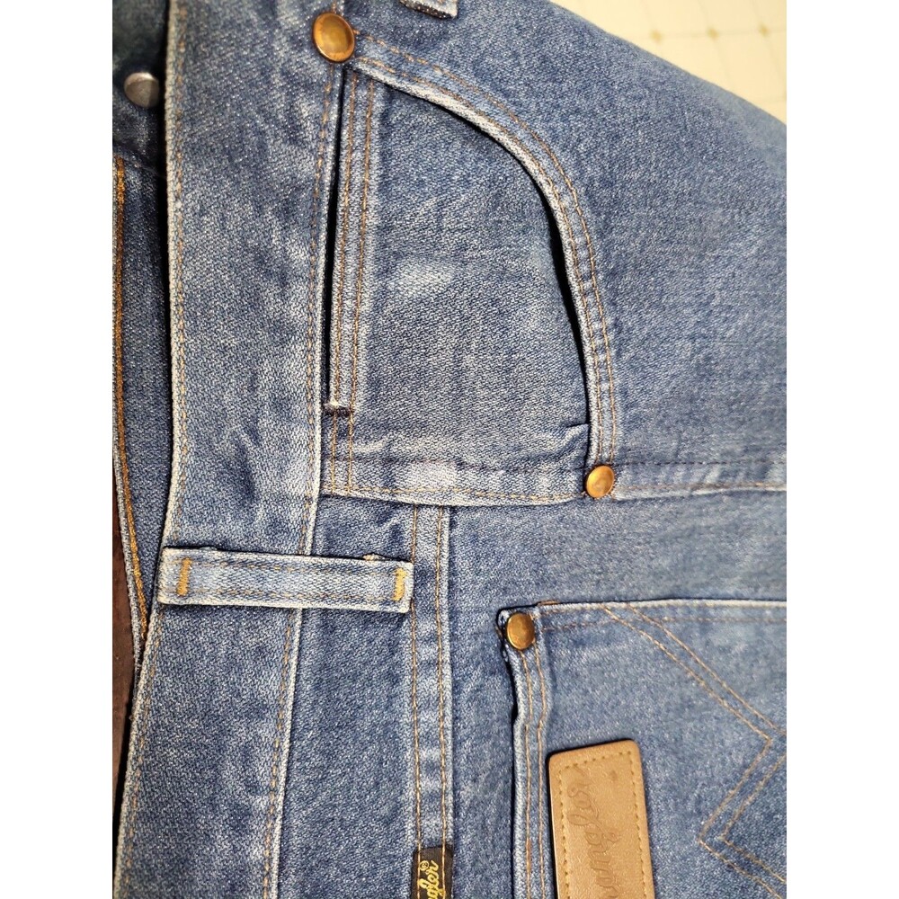Lot of 3 Vintage Wrangler 936 Cowboy Cut Slim Fit Jeans 31x34 Blue Denim Bundle - Picture 15 of 16